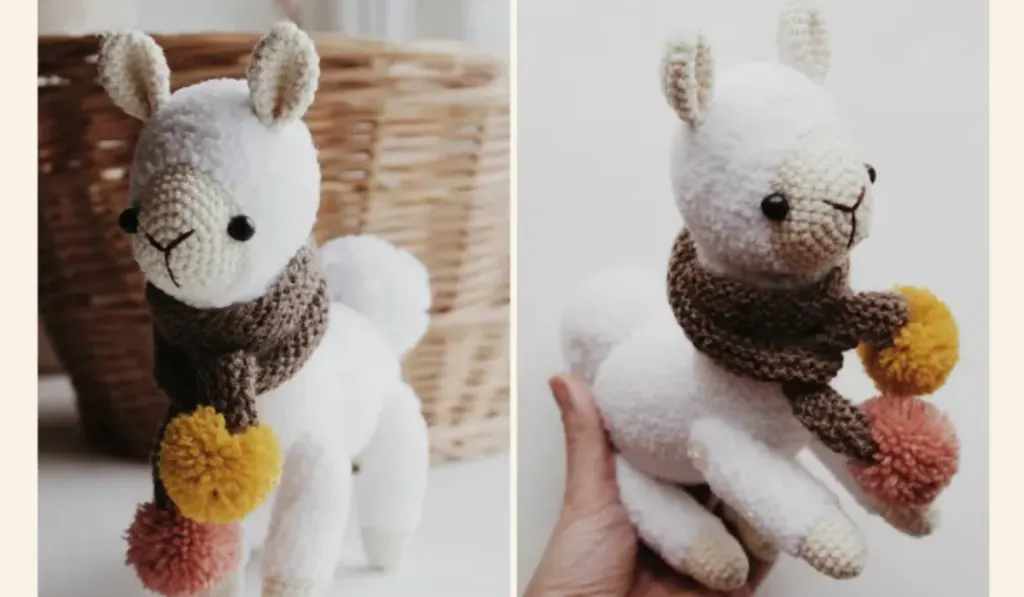 Alpaca Amigurumi Cuddle Toy 