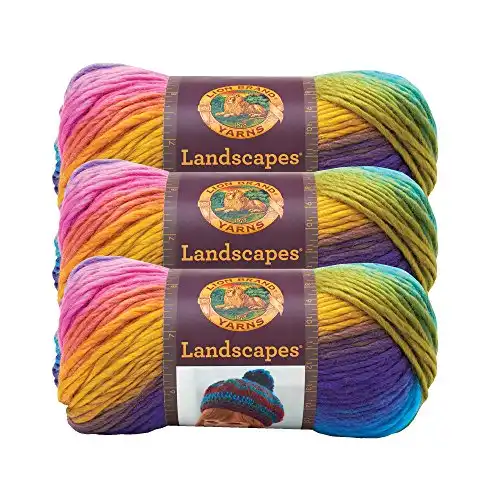 Bulk Buy: Lion Brand Landscapes Yarn (3-Pack) 