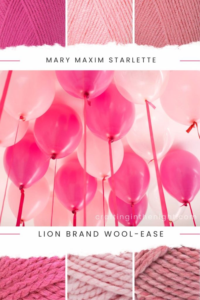 Mary Maxim Maximum Value Yarn - Medium Pink