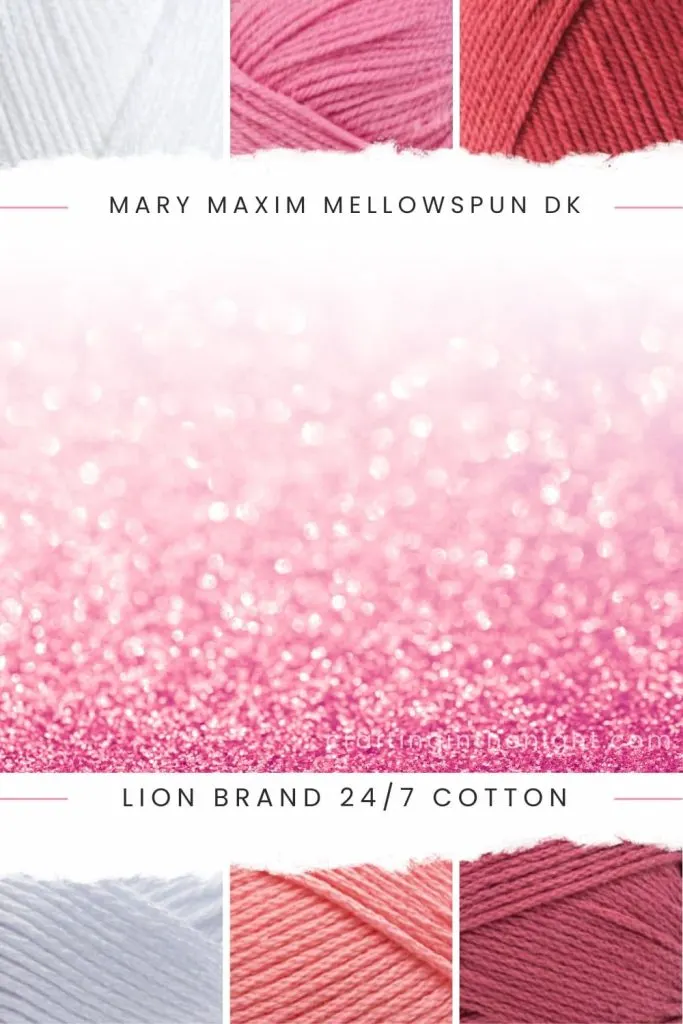 Mary Maxim Starlette Sparkle - White Yarn