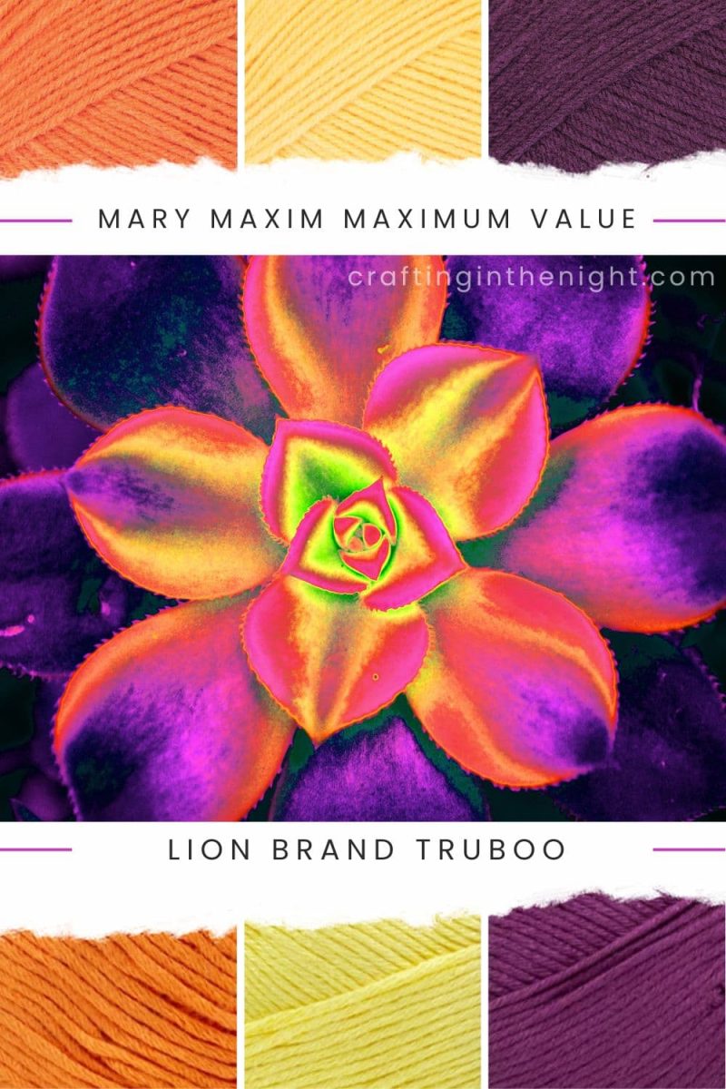 Neon Yarn Color Palette for Crochet & Knits - Crafting in the Night