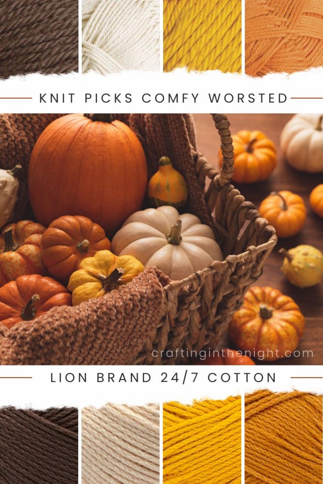 Autumn Yarn Color Palette for Crochet & Knits - Crafting in the Night