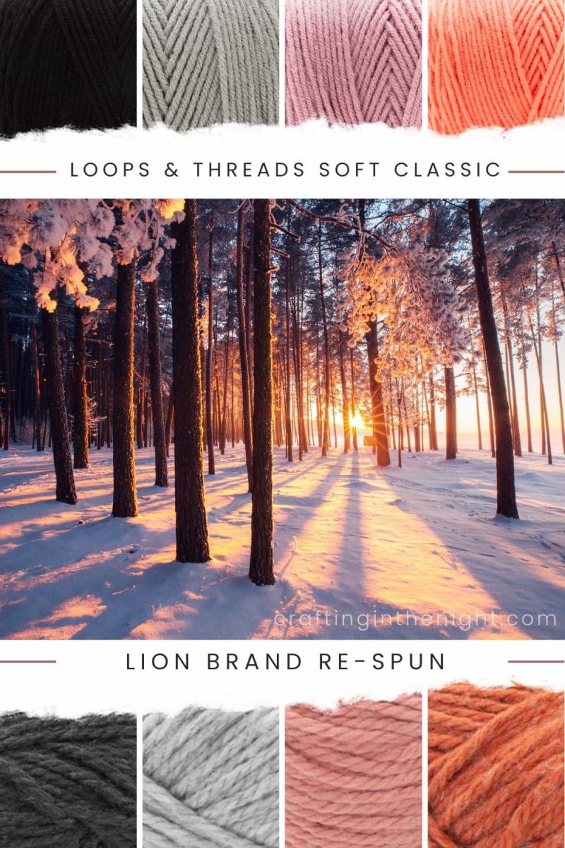 Winter Yarn Color Palette for Crochet & Knits - Crafting in the Night