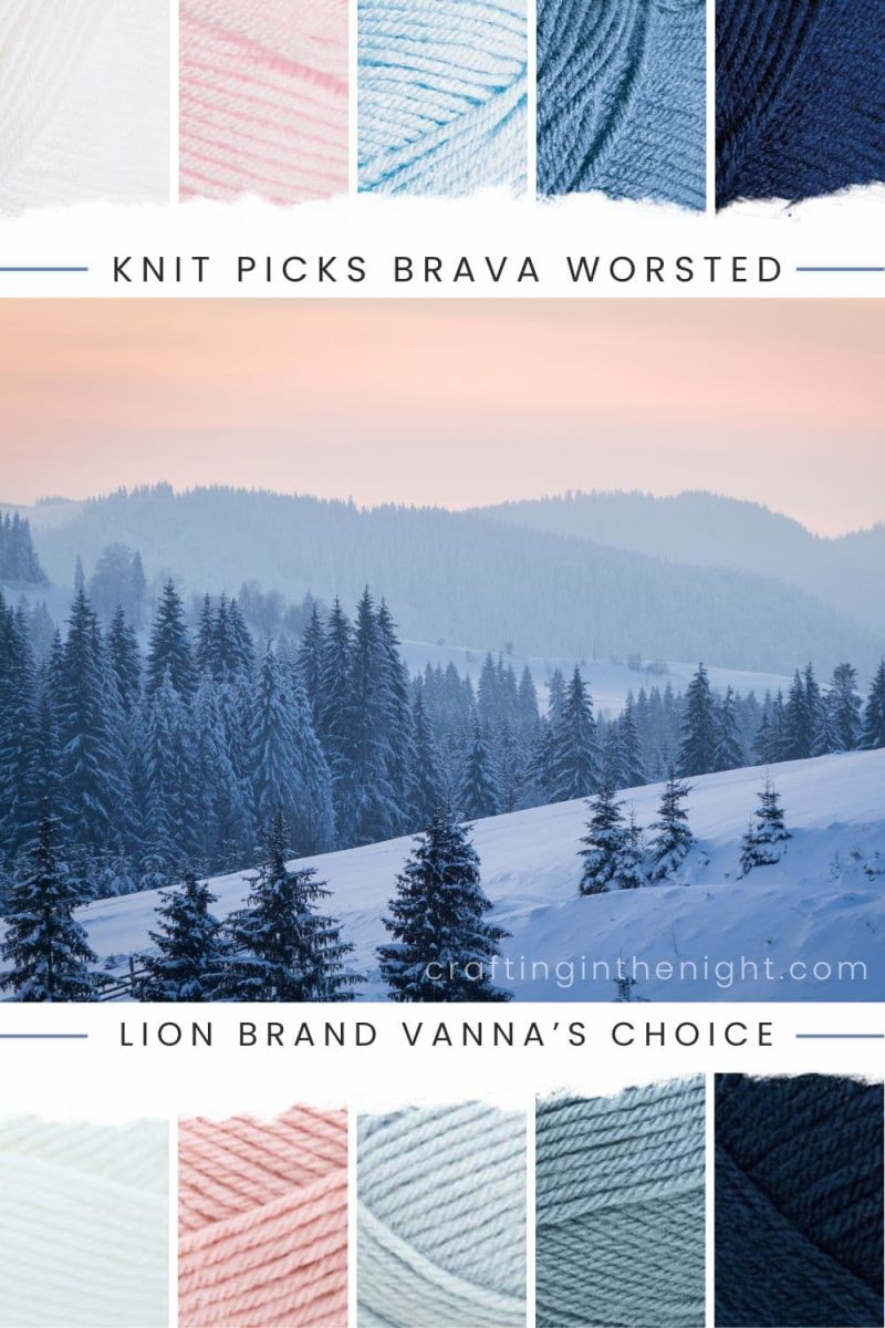 Winter Yarn Color Palette for Crochet & Knits - Crafting in the Night