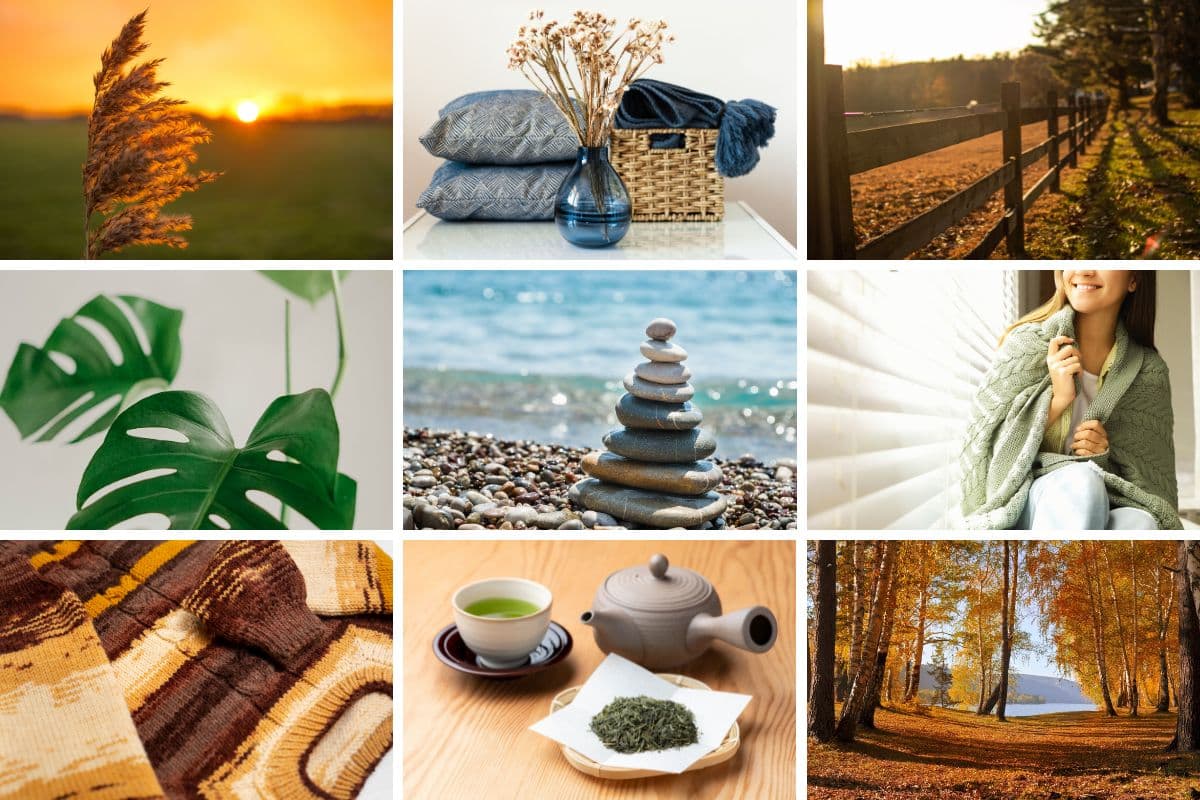 Earth Tone Yarn Color Palette for Crochet & Knits Crafting in the Night