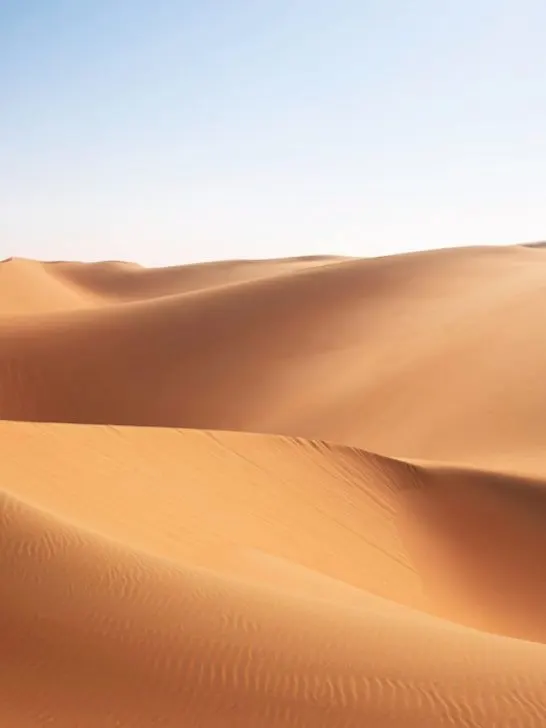 sand dunes under the sun