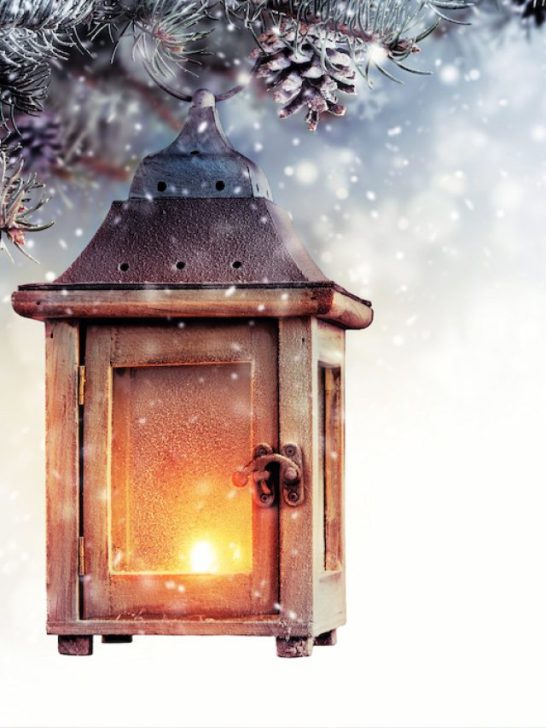 winter lantern