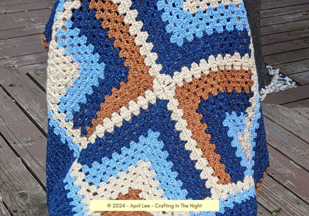 close up image of the cooper blanket