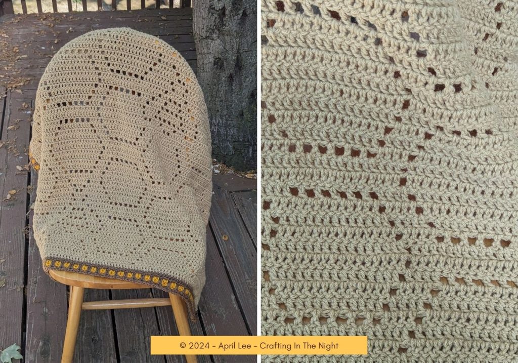 honeycomb crochet blanket pattern