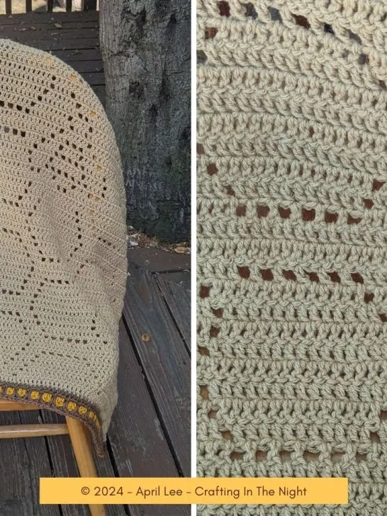 honeycomb crochet blanket pattern